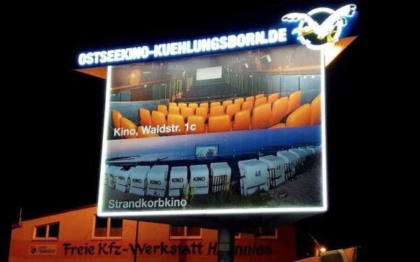 Lichtwerbung Ostseekino