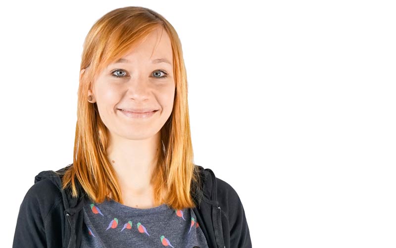 Karoline Nowak bei BOOB Werbung Werbetechnikerin Karoline Nowak