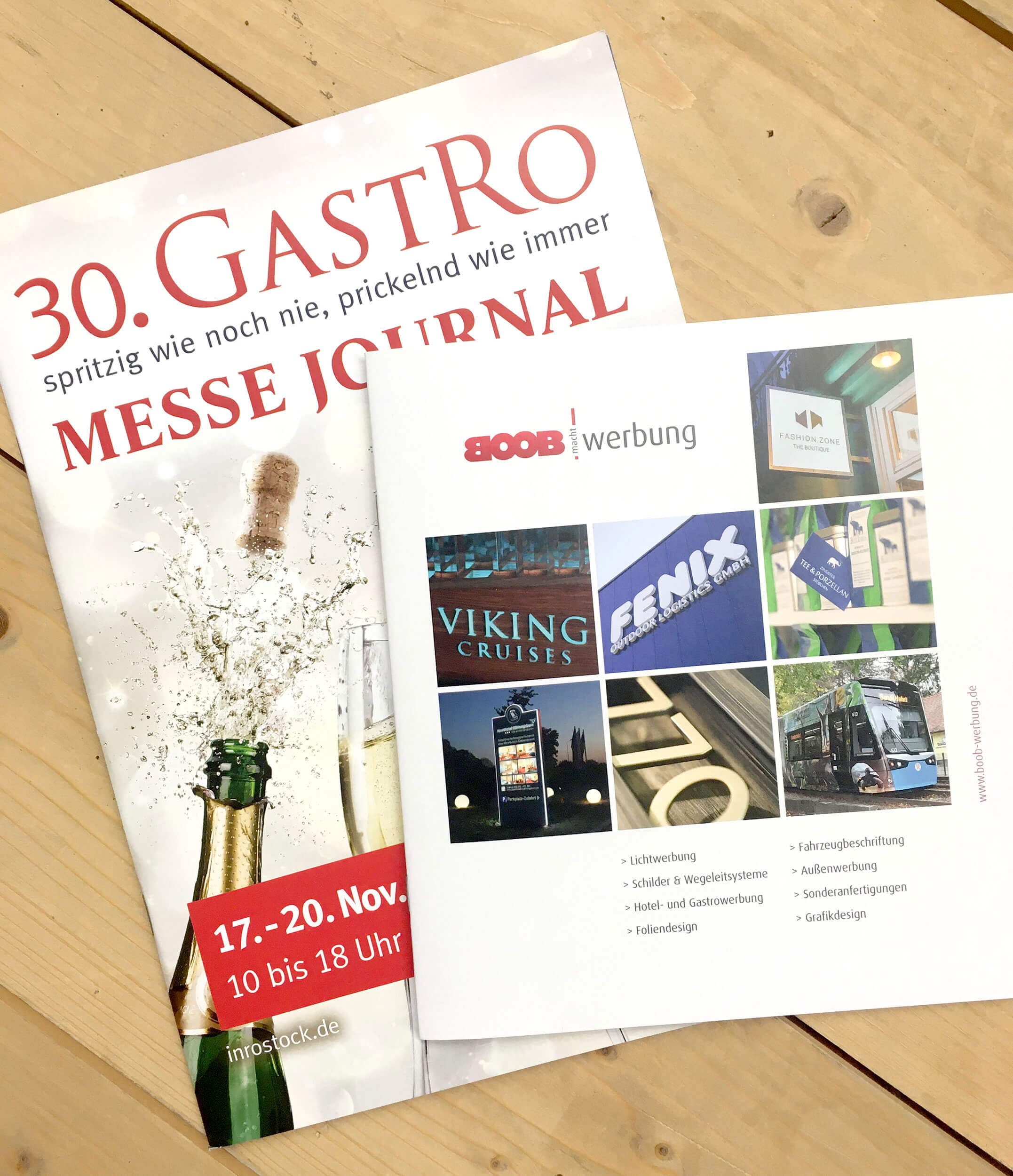 BOOB Werbung auf der GastRo Rostock
